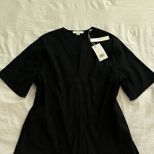 Vince Black Short Sleeve Top